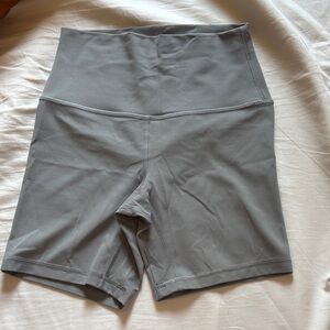 lululemon athletica Align High-Rise Gray Bike Shorts